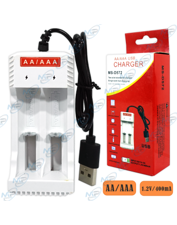 CHARGEUR DE PILES  RECHARGEABLE AAA/AA