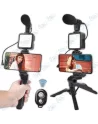 Kit AY-49 de vlogging pour smartphone 2en1