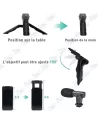 🎬Kit Vlogging Pro Smartphone AY-49 | Micro + LED + Trépied | Trousse Vidéo
