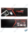 ⌨️Combo Clavier Souris Sans Fil Gaming Métal Or JEDEL WS9000
