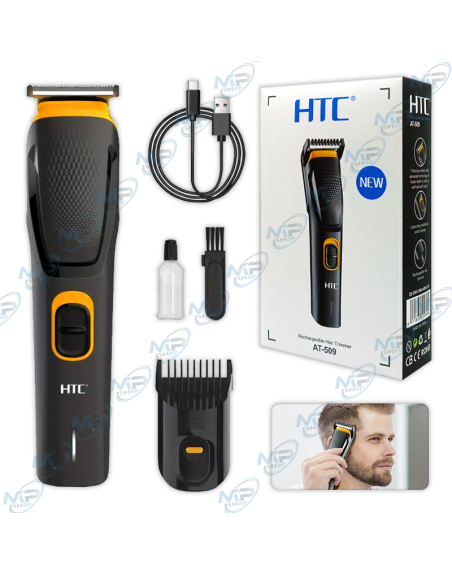 TONDEUSE CHEVEUX ET BARBE HTC RECHARGEABLE