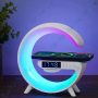 🌈Lampe Réveil G63 RGB - Chargeur Sans Fil, Bluetooth & Son