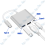 ADAPTATEUR USB TYPE C VERS HDMI / USB 3.1 / USB-C