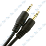 CABLE AUDIO JACK 3.5MM MALE/MALE 3M NOIR