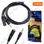 🔌Câble Audio Jack 3.5mm Mâle/Mâle Noir - Grande Longueur 3 Mètres