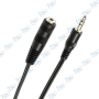 CABLE AUDIO JACK 3.5MM MALE/MALE 3M NOIR