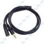 CABLE AUDIO JACK 3.5MM MALE/MALE 3M NOIR