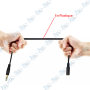 🔌Câble Audio Jack 3.5mm Mâle/Mâle Noir - Grande Longueur 3 Mètres