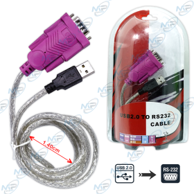 ADAPTATEUR USB VERS RS232 MALE