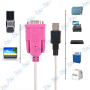 ADAPTATEUR USB VERS RS232 MALE