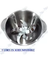 ⚙️Hachoir Électrique Inox 4L 1200W Silver Crest | 5 Lames & 5 Vitesses