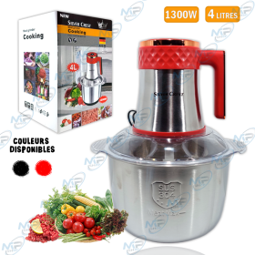 ⚙️Hachoir Électrique Inox 4L 1200W Silver Crest | 5 Lames & 5 Vitesses