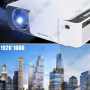 VIDEO PROJECTEUR LED 1080P HD BLANC