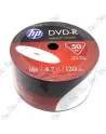 BOBINE DE 50 DVD-R HP IMPRIMABLE