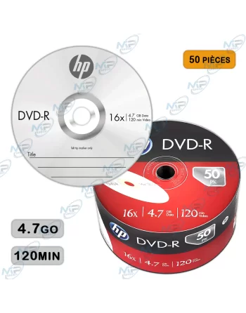 BOBINE DE 50 DVD-R HP