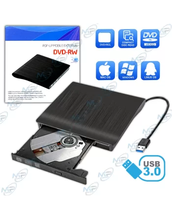 💿Lecteur Graveur DVD Externe USB 3.0 | CD/DVD-RW Portable | Plug & Play