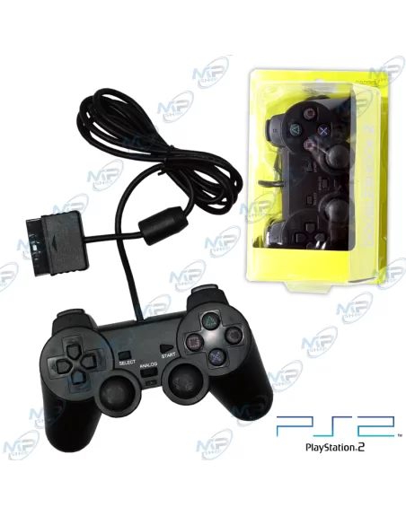 🎮Manette Compatible PS2 Double Shock 2 - Vibrations et Précision