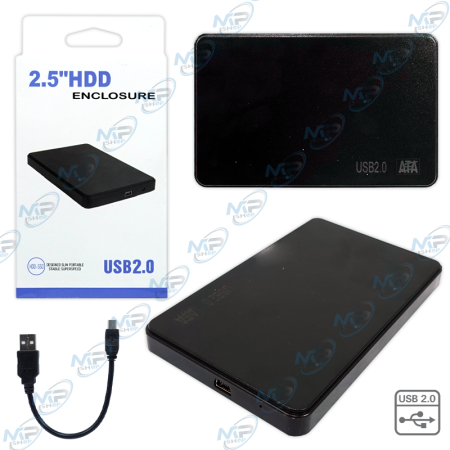 BOITIER DISQUE DUR EXTERNE 2.5" SATA USB 2.0