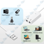 CARTE SON 7.1 USB AVEC CABLE