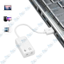 CARTE SON 7.1 USB AVEC CABLE
