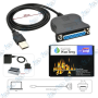 🖨️Adaptateur Câble USB vers Parallèle DB25 - Connectez Vos Imprimantes Anciennes à Votre PC