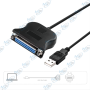 CABLE IMPRIMANTE matricielle USB VERS PARALLELE DB25