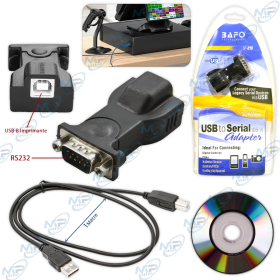 Adaptateur USB vers 1 port série DB9 RS232