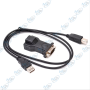 Adaptateur USB vers 1 port série DB9 RS232