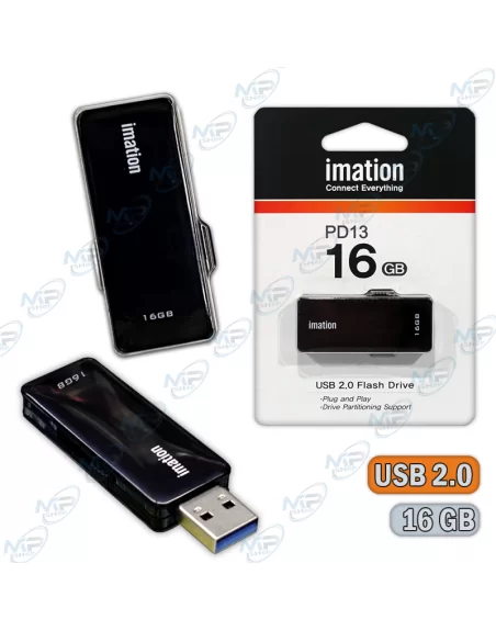 CLÉ USB imation 16Gb USB 2.0 - noir