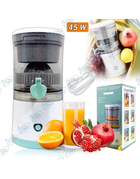🍹Presse-Agrumes Électrique Portable USB | 45W | Rechargeable & Sans Fil