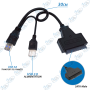 Adaptateur USB 3.0 Vers SATA - Jusqu'a 4TB