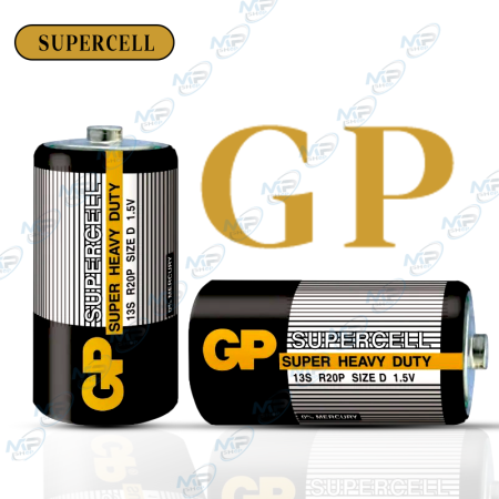 2x Piles D GP Batterie Supercell R20