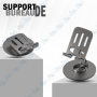 🔄Support de Bureau Métal Rotatif Pliable pour Smartphone & Tablette (4" à 13")