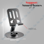 🔄Support de Bureau Métal Rotatif Pliable pour Smartphone & Tablette (4" à 13")