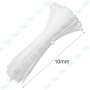 PACK DE 80 SERRE CABLE BLANC - 2.5/100MM