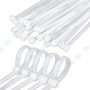 PACK DE 80 SERRE CABLE BLANC - 2.5/100MM