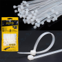 PACK DE 80 SERRE CABLE BLANC - 2.5/100MM