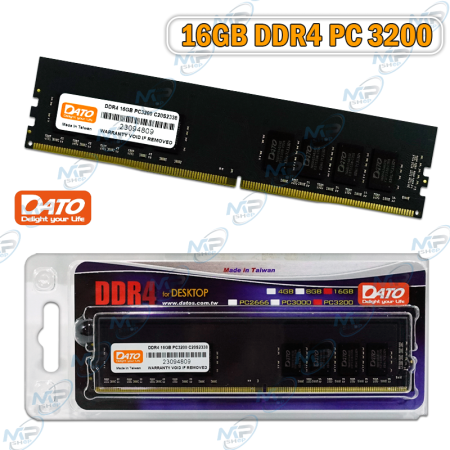 🖥️RAM DATO 16GB DDR4 3200MHz - Vitesse et Stabilité pour PC de Bureau