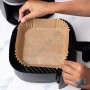 papier cuisson Air Fryer carré