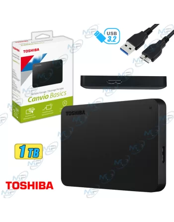 💾Disque Dur Externe Toshiba Canvio Basics 1 To | USB 3.2 Rapide