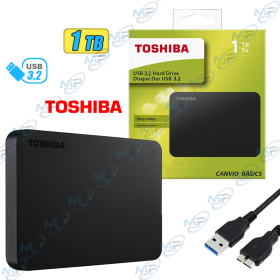 💾Disque Dur Externe Toshiba Canvio Basics 1TB USB 3.2 | Reconditionné