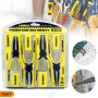 🔧Kit 4 Pinces à Circlips LAMBOSS LB-8105 | Droite, Courbée | Professionnel