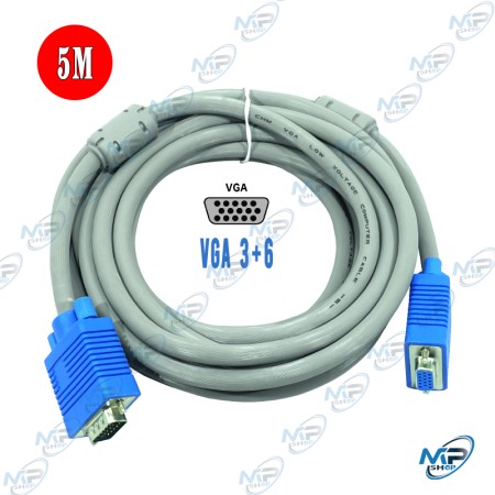 CABLE VGA 5M MALE-FEMELLE BLINDER