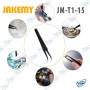 🛠️Pince Courbée JAKEMY JM-T1-15 | Antistatique ESD | Micro-Électronique