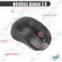 Souris sans fil 2,4 GHz SIMPLE NOIR