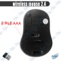 Souris sans fil 2,4 GHz SIMPLE NOIR