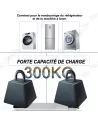 🛠️Support à roulettes réglable pour machine à laver/frigo | Mouvement 500 lbs