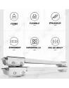🛠️Support à roulettes réglable pour machine à laver/frigo | Mouvement 500 lbs