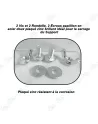🛠️Support à roulettes réglable pour machine à laver/frigo | Mouvement 500 lbs