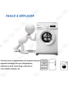 🛠️Support à roulettes réglable pour machine à laver/frigo | Mouvement 500 lbs